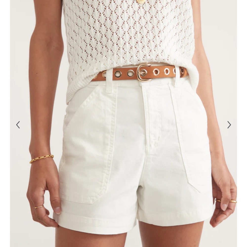 Marine Layer - Maya Utility Short in Antique White